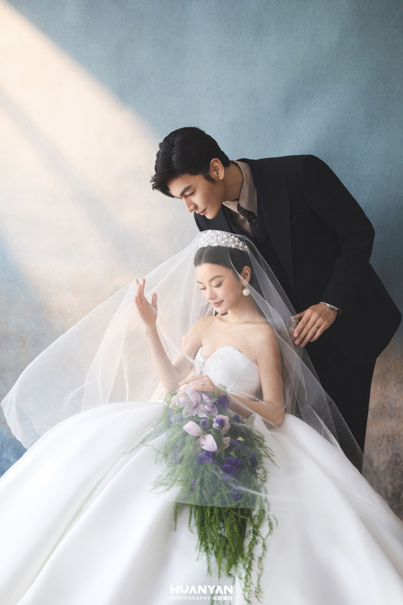 肤色偏黑偏黄，兰溪婚纱照怎么拍显白又高级？