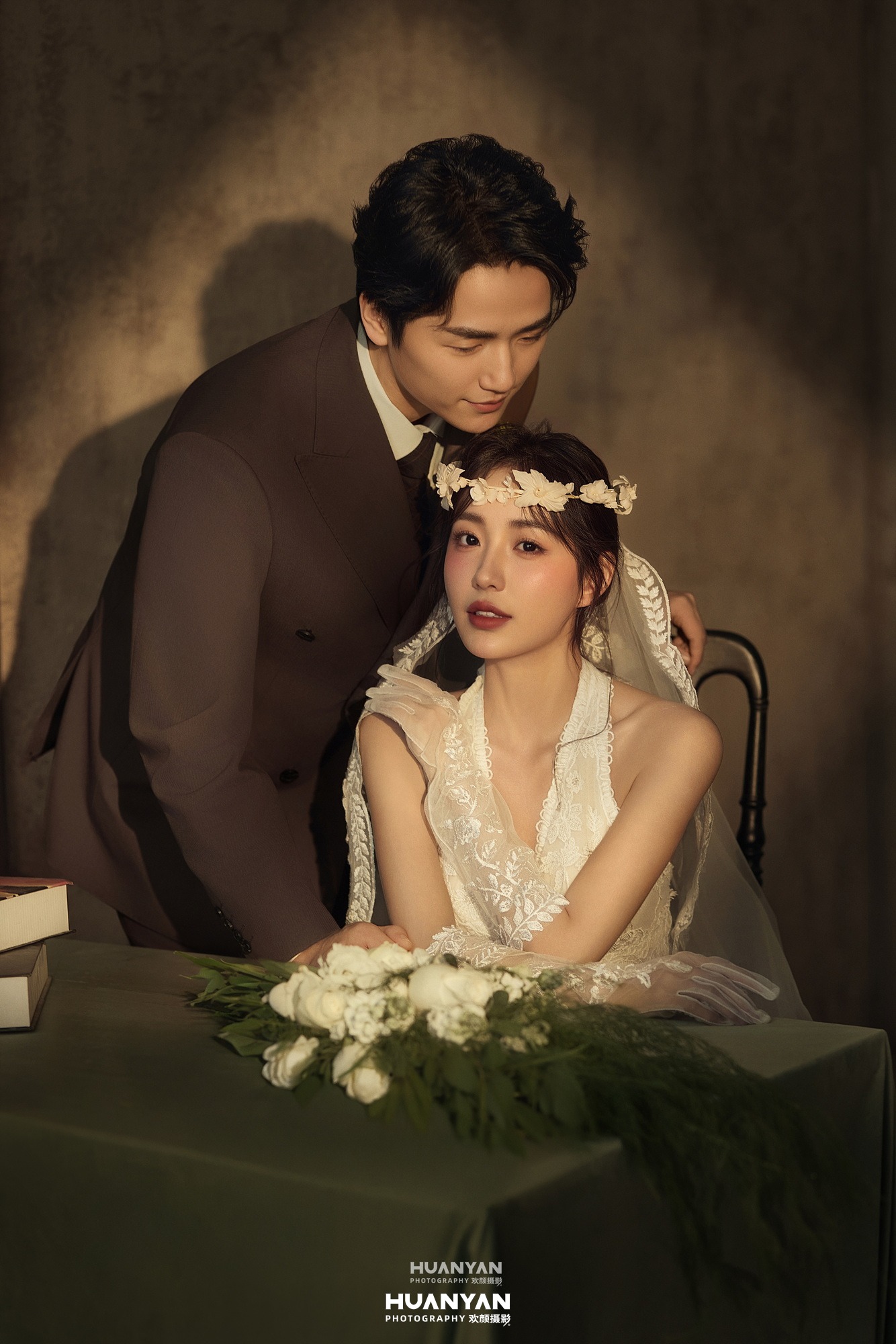 浪漫唯美婚纱照 · 室内影棚场景 · 暮光秘语客片