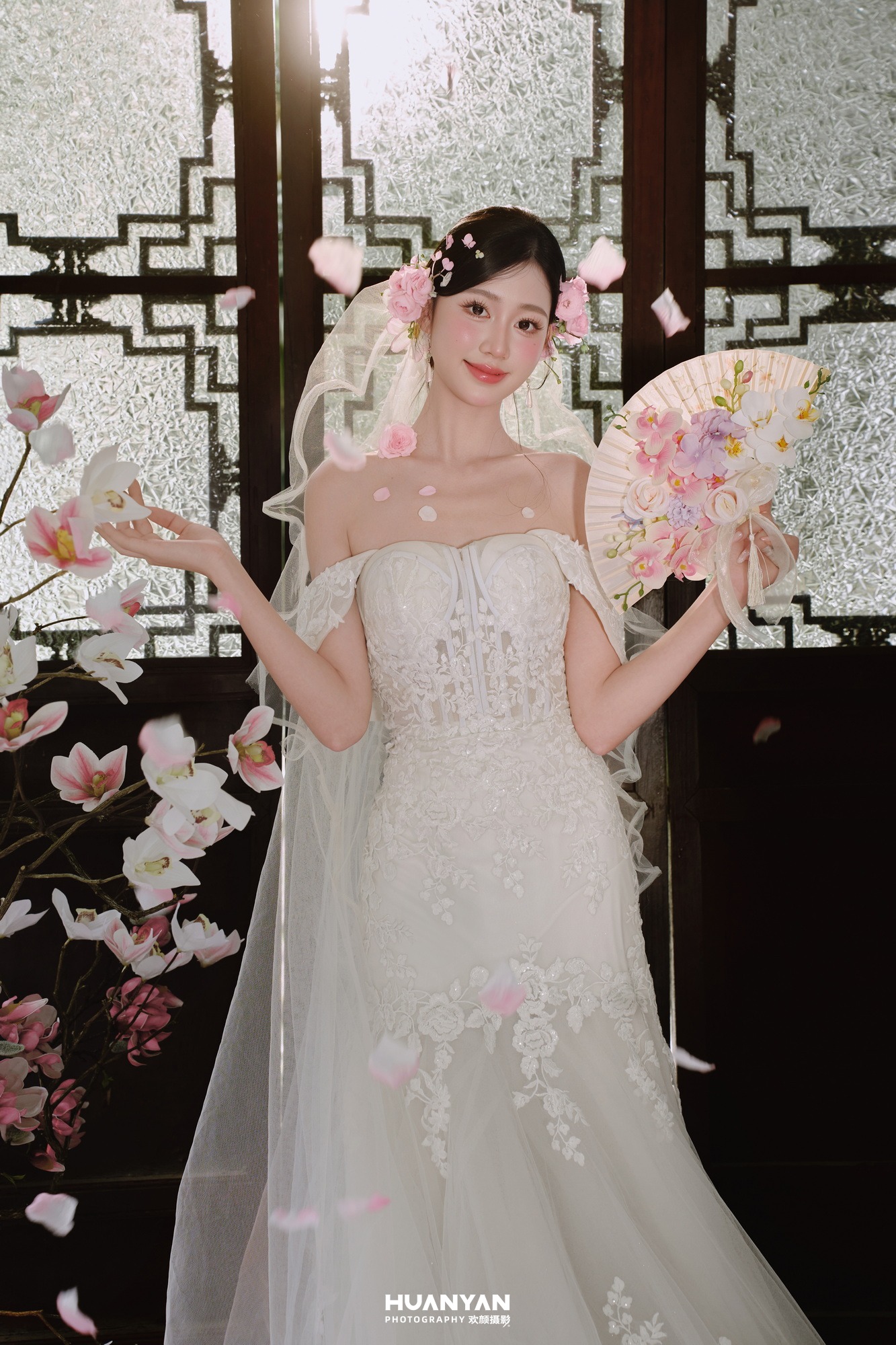 花间令：新中式婚纱照户外自然实拍